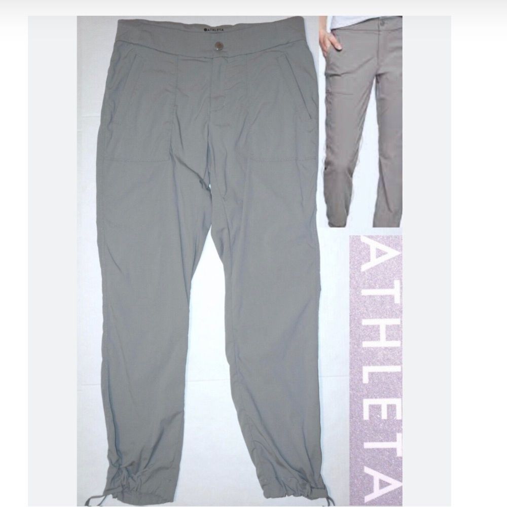 Athleta Sz 6 Trekkie Grey #67598